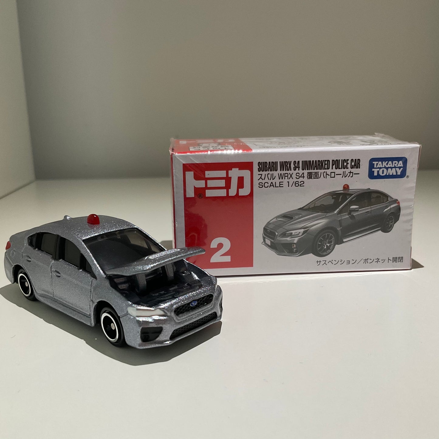 TOMICA Subaru WRX S4 Unmarked Police Car